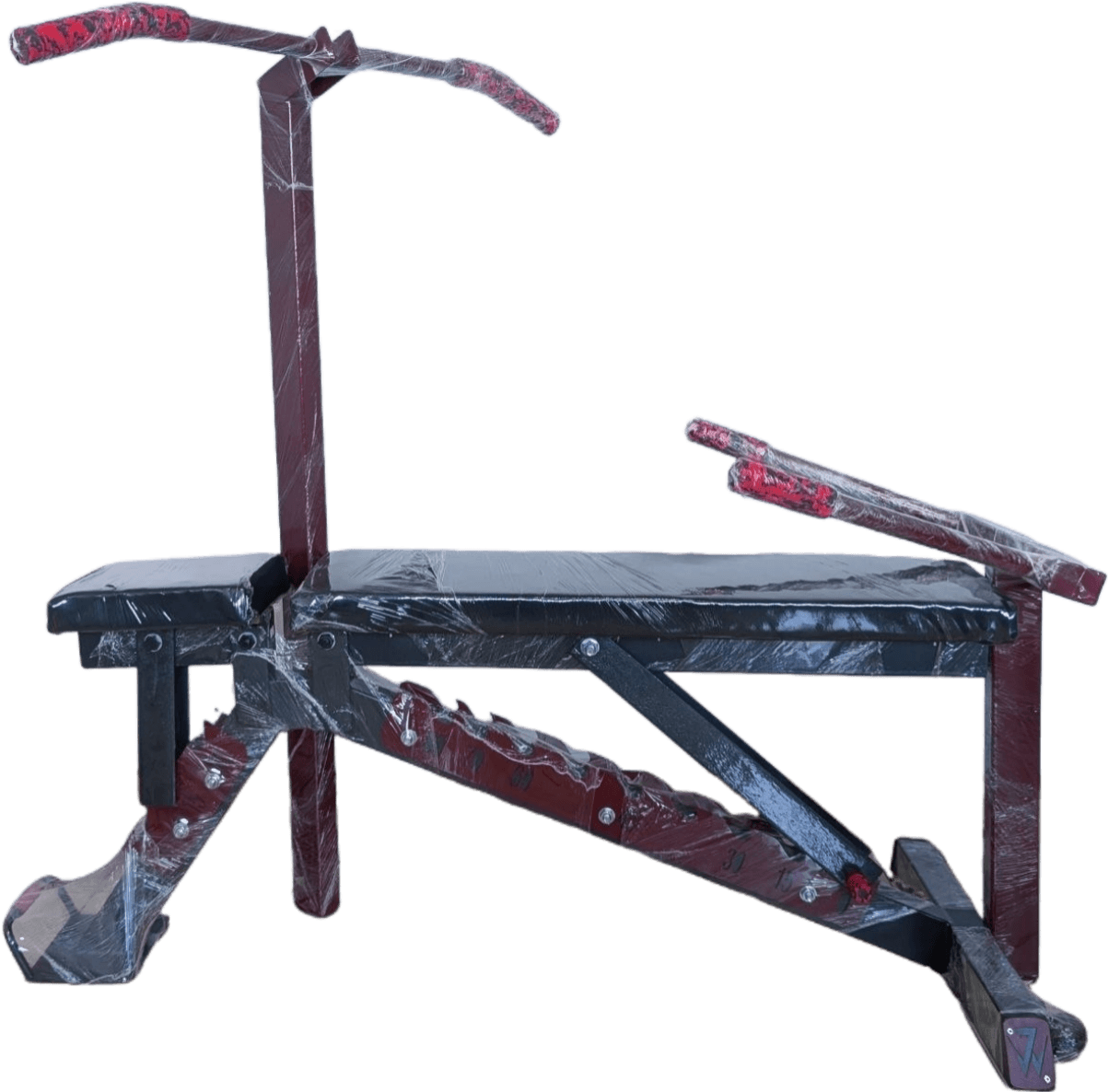 Adjustable bench with pullup & dips