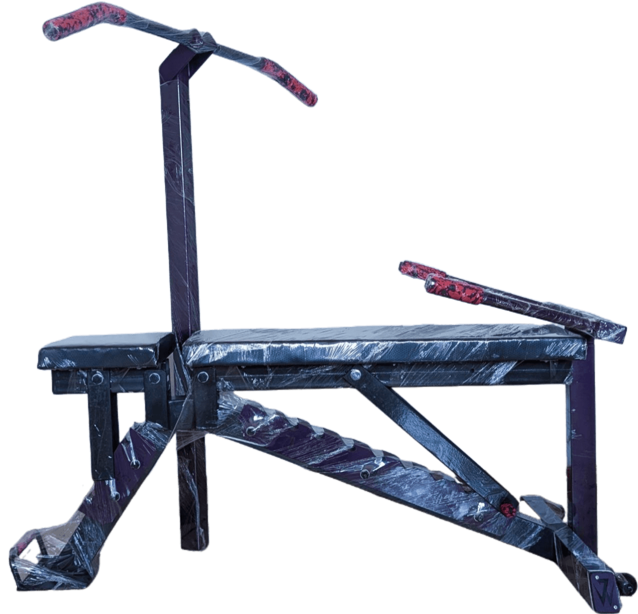 Adjustable bench with pullup & dips